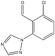 2-chloro-6-(1H-1,2,4-triazol-1-yl)benzaldehyde Structure