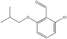 2-chloro-6-(2-methylpropoxy)benzaldehyde Structure
