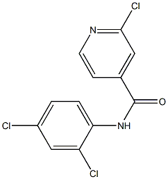 2-chloro-N-(2,4-dichlorophenyl)pyridine-4-carboxamide Structure