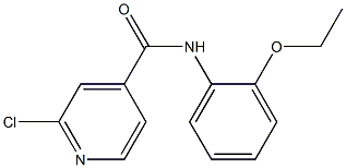 2-chloro-N-(2-ethoxyphenyl)pyridine-4-carboxamide 구조식 이미지