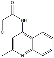 2-chloro-N-(2-methylquinolin-4-yl)acetamide Structure