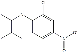 2-chloro-N-(3-methylbutan-2-yl)-4-nitroaniline Structure