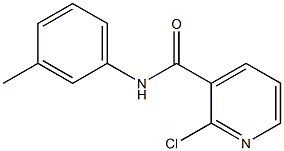 2-chloro-N-(3-methylphenyl)pyridine-3-carboxamide Structure