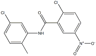 2-chloro-N-(5-chloro-2-methylphenyl)-5-nitrobenzamide Structure