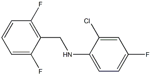 2-chloro-N-[(2,6-difluorophenyl)methyl]-4-fluoroaniline 구조식 이미지