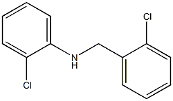 2-chloro-N-[(2-chlorophenyl)methyl]aniline Structure