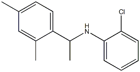 2-chloro-N-[1-(2,4-dimethylphenyl)ethyl]aniline Structure