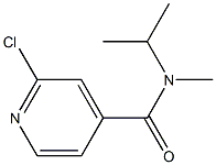 2-chloro-N-methyl-N-(propan-2-yl)pyridine-4-carboxamide Structure