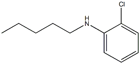 2-chloro-N-pentylaniline Structure