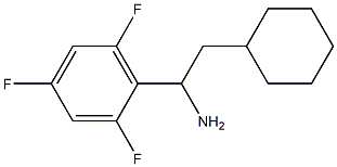 2-cyclohexyl-1-(2,4,6-trifluorophenyl)ethan-1-amine Structure