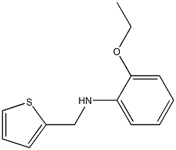 2-ethoxy-N-(thiophen-2-ylmethyl)aniline 구조식 이미지