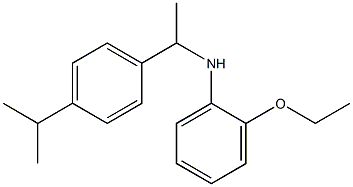 2-ethoxy-N-{1-[4-(propan-2-yl)phenyl]ethyl}aniline Structure