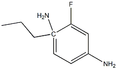 2-fluoro-1-N-propylbenzene-1,4-diamine 구조식 이미지