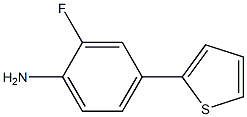 2-fluoro-4-thien-2-ylaniline Structure