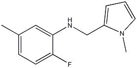 2-fluoro-5-methyl-N-[(1-methyl-1H-pyrrol-2-yl)methyl]aniline Structure