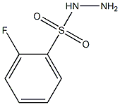 2-fluorobenzene-1-sulfonohydrazide 구조식 이미지