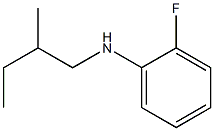 2-fluoro-N-(2-methylbutyl)aniline Structure