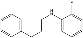 2-fluoro-N-(3-phenylpropyl)aniline 구조식 이미지