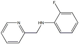 2-fluoro-N-(pyridin-2-ylmethyl)aniline 구조식 이미지