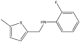 2-fluoro-N-[(5-methylthiophen-2-yl)methyl]aniline Structure