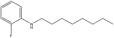 2-fluoro-N-octylaniline 구조식 이미지