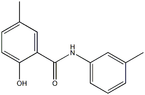 2-hydroxy-5-methyl-N-(3-methylphenyl)benzamide Structure