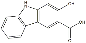 2-hydroxy-9H-carbazole-3-carboxylic acid 구조식 이미지
