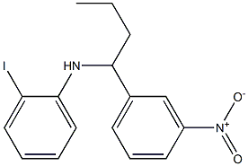 2-iodo-N-[1-(3-nitrophenyl)butyl]aniline 구조식 이미지