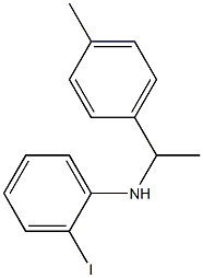 2-iodo-N-[1-(4-methylphenyl)ethyl]aniline Structure