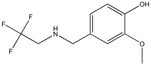 2-methoxy-4-{[(2,2,2-trifluoroethyl)amino]methyl}phenol Structure