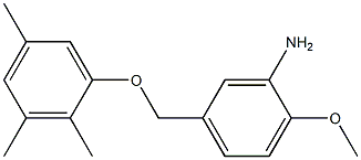 2-methoxy-5-(2,3,5-trimethylphenoxymethyl)aniline Structure