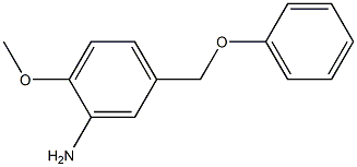 2-methoxy-5-(phenoxymethyl)aniline Structure