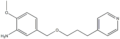 2-methoxy-5-{[3-(pyridin-4-yl)propoxy]methyl}aniline Structure
