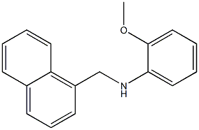 2-methoxy-N-(naphthalen-1-ylmethyl)aniline 구조식 이미지