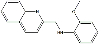 2-methoxy-N-(quinolin-2-ylmethyl)aniline 구조식 이미지