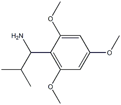 2-methyl-1-(2,4,6-trimethoxyphenyl)propan-1-amine Structure