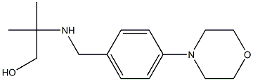 2-methyl-2-({[4-(morpholin-4-yl)phenyl]methyl}amino)propan-1-ol Structure