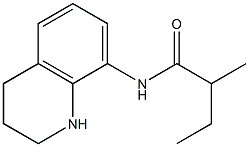 2-methyl-N-(1,2,3,4-tetrahydroquinolin-8-yl)butanamide Structure