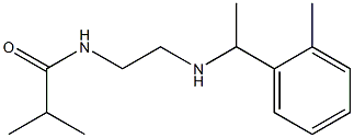 2-methyl-N-(2-{[1-(2-methylphenyl)ethyl]amino}ethyl)propanamide Structure