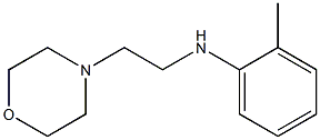 2-methyl-N-[2-(morpholin-4-yl)ethyl]aniline Structure