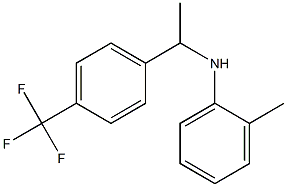 2-methyl-N-{1-[4-(trifluoromethyl)phenyl]ethyl}aniline Structure