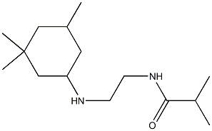 2-methyl-N-{2-[(3,3,5-trimethylcyclohexyl)amino]ethyl}propanamide Structure