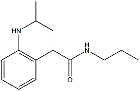 2-methyl-N-propyl-1,2,3,4-tetrahydroquinoline-4-carboxamide Structure