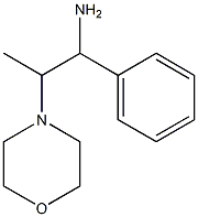 2-morpholin-4-yl-1-phenylpropan-1-amine 구조식 이미지