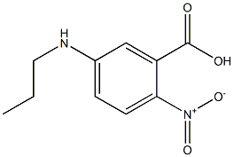 2-nitro-5-(propylamino)benzoic acid Structure