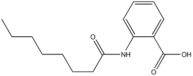 2-octanamidobenzoic acid Structure