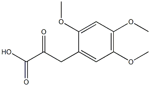 2-oxo-3-(2,4,5-trimethoxyphenyl)propanoic acid 구조식 이미지