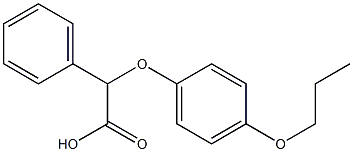 2-phenyl-2-(4-propoxyphenoxy)acetic acid 구조식 이미지