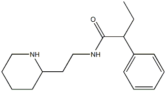 2-phenyl-N-(2-piperidin-2-ylethyl)butanamide Structure