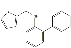 2-phenyl-N-[1-(thiophen-2-yl)ethyl]aniline Structure